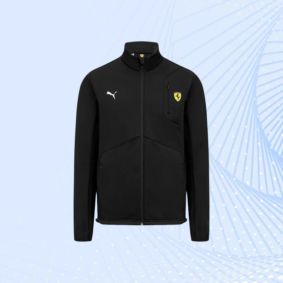 Scuderia Ferrari Puma Softshell Jacket- Black - view 2