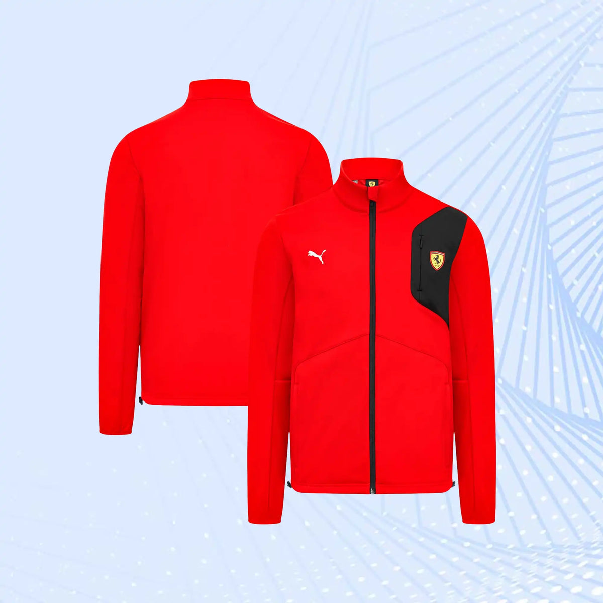 Scuderia Ferrari Puma Softshell Jacket- Red - view 1