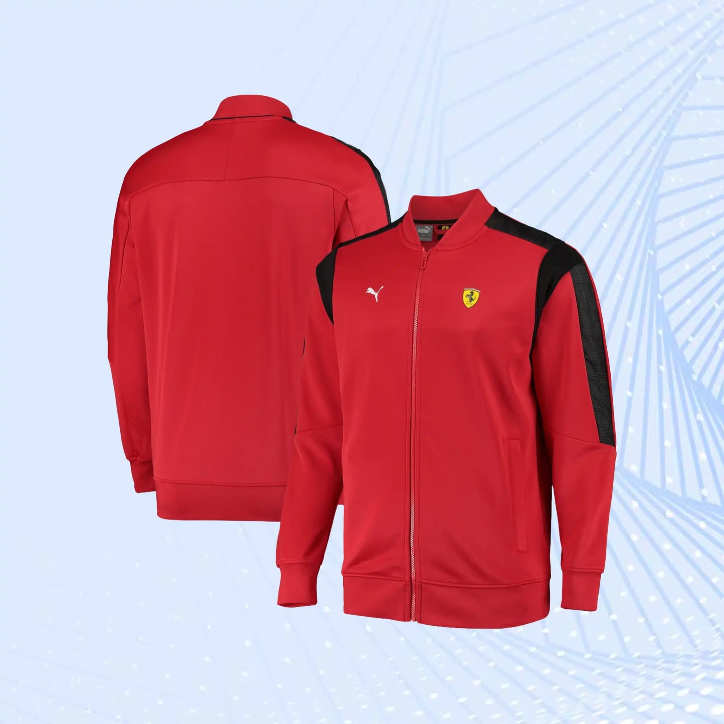 Scuderia Ferrari Race MT7 Track Jacket by Puma- Red - view 1