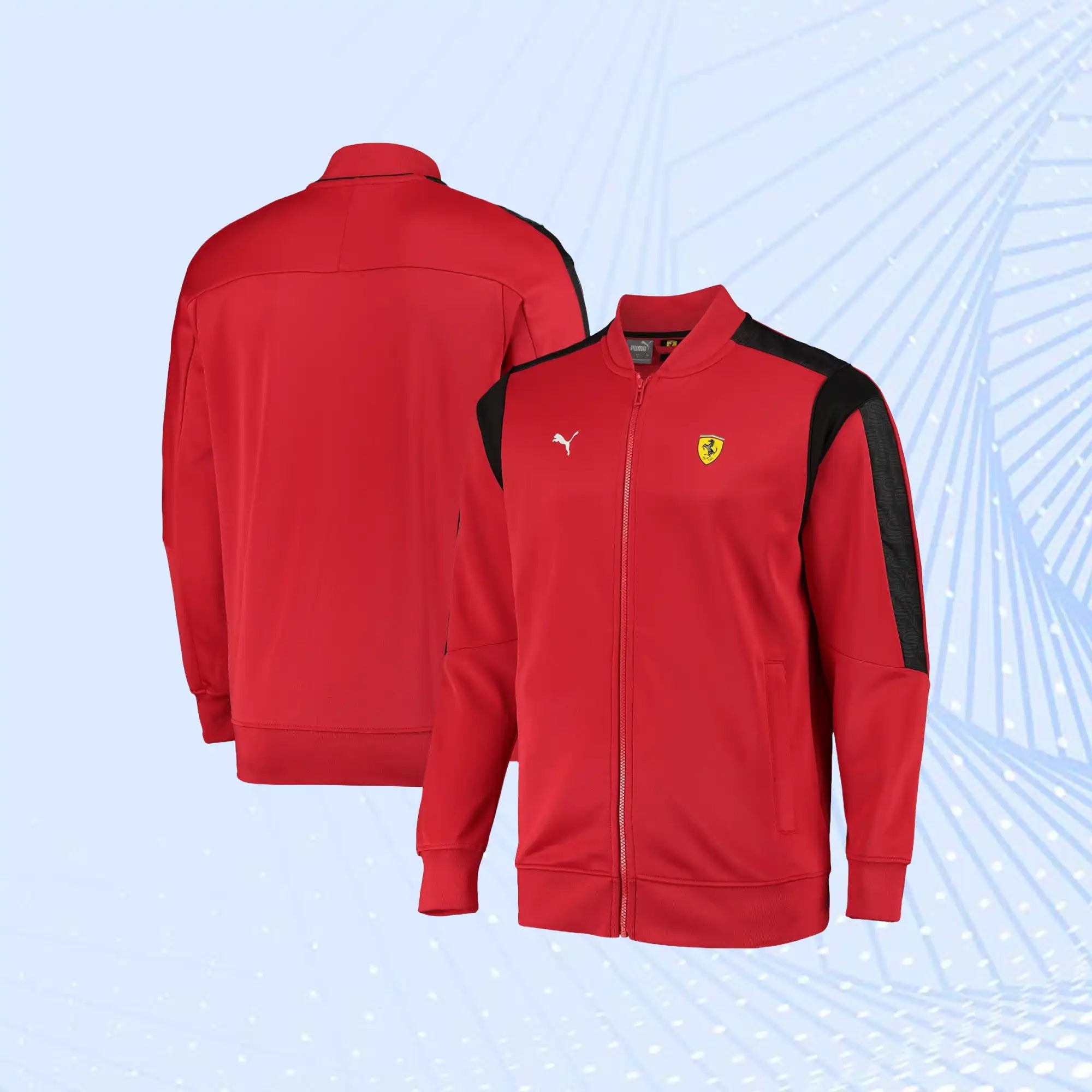 Scuderia Ferrari Race MT7 Track Jacket by Puma- Red - view 1