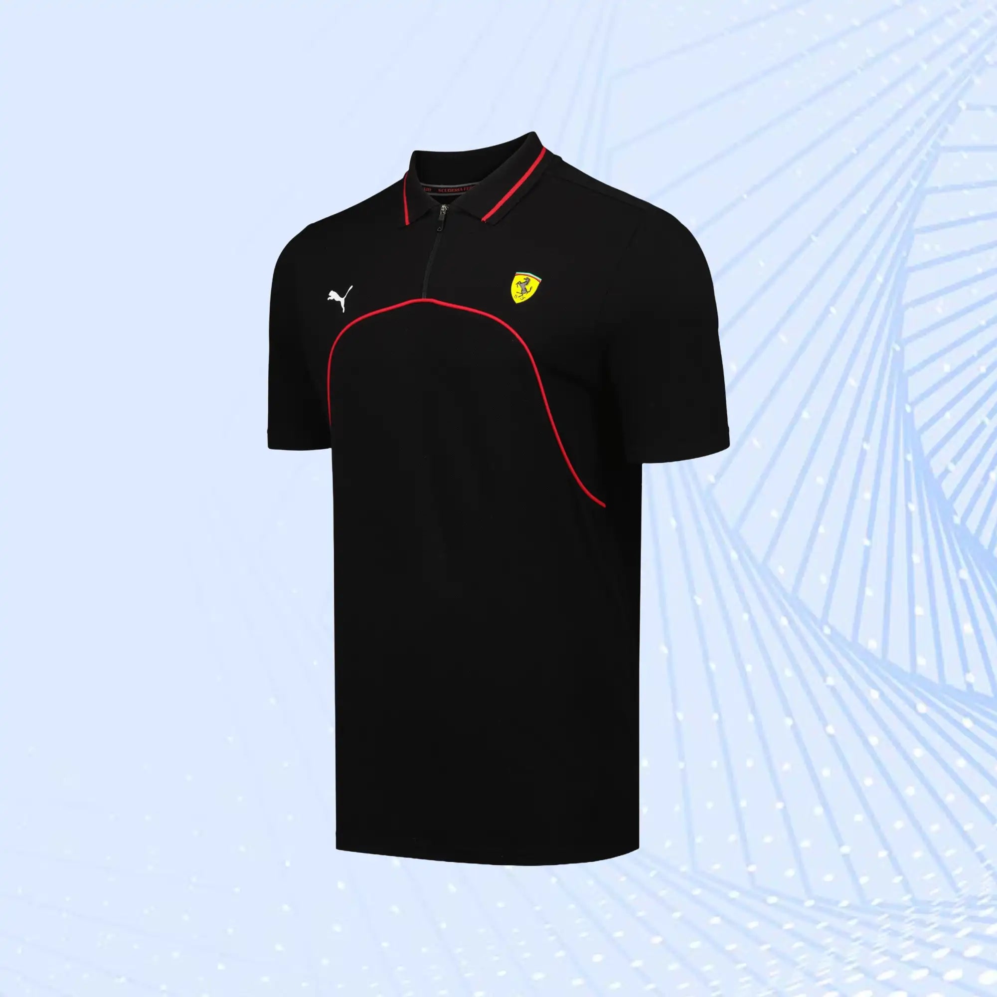 Scuderia Ferrari Race Polo by Puma- Black - view 2