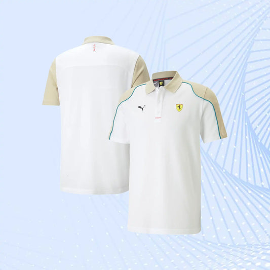 Scuderia Ferrari Race Polo by Puma- White - view 1
