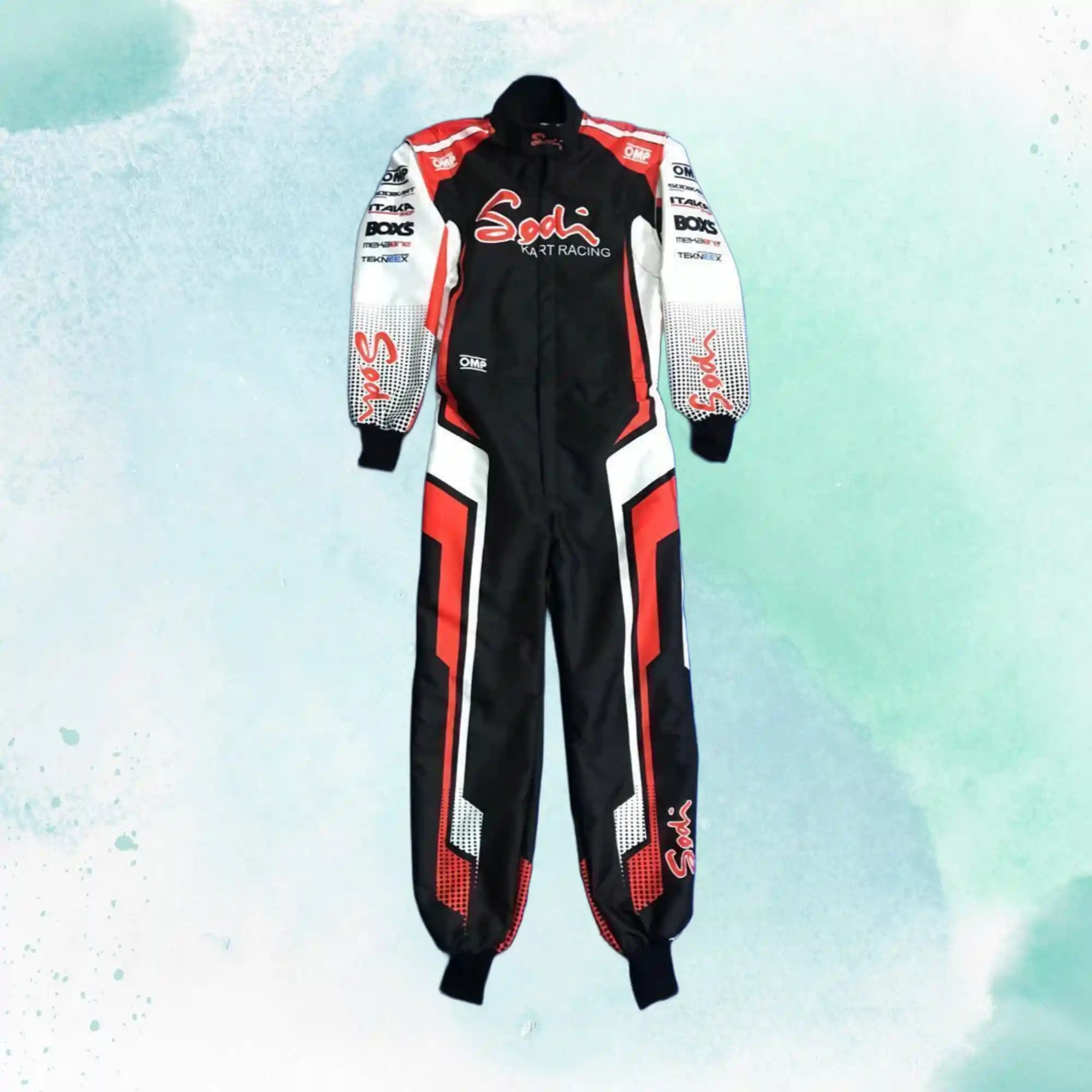Sodi Kart 2021 OMP Go Kart Replica Racing Suit Sublimation Printed - view 1