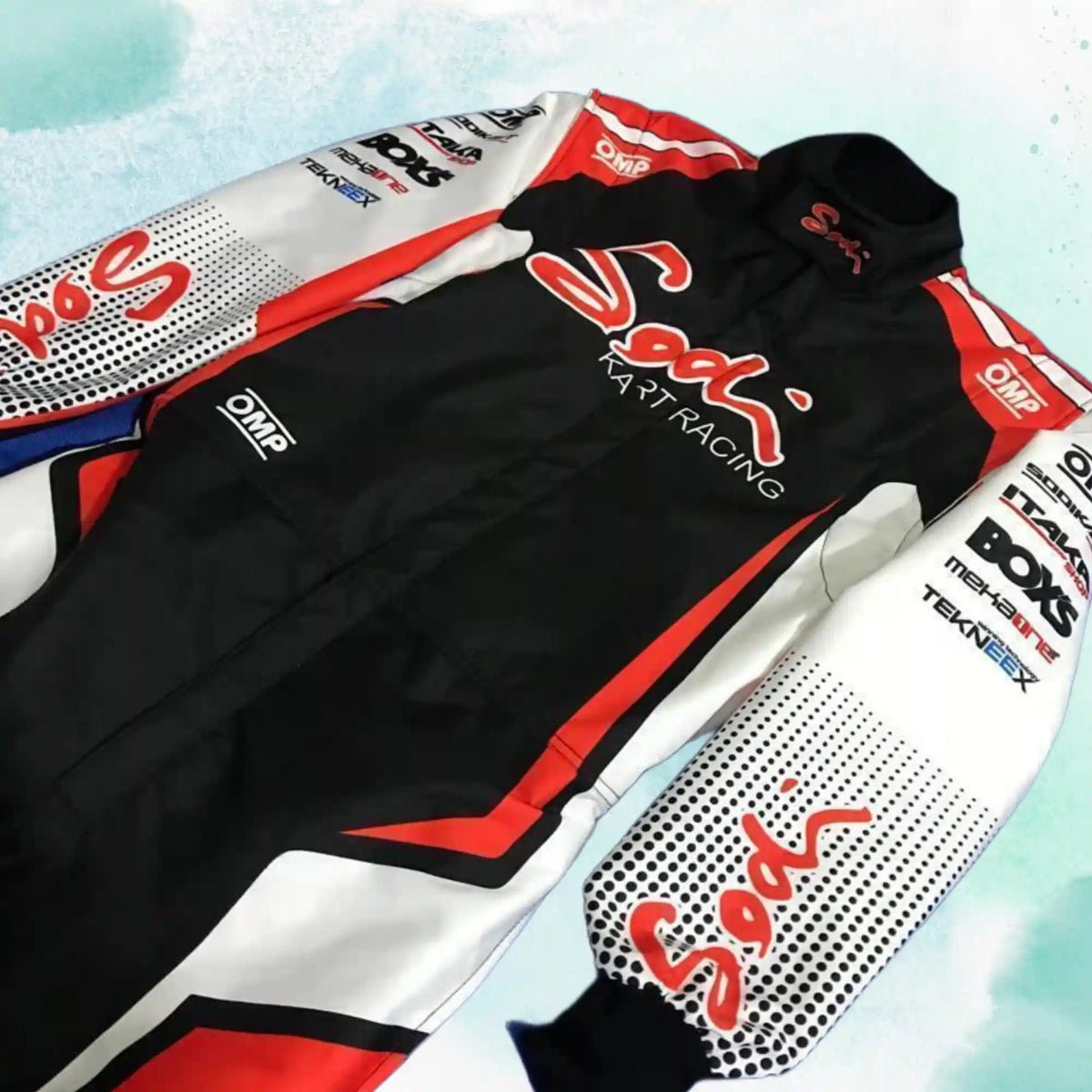 Sodi Kart 2021 OMP Go Kart Replica Racing Suit Sublimation Printed - view 3