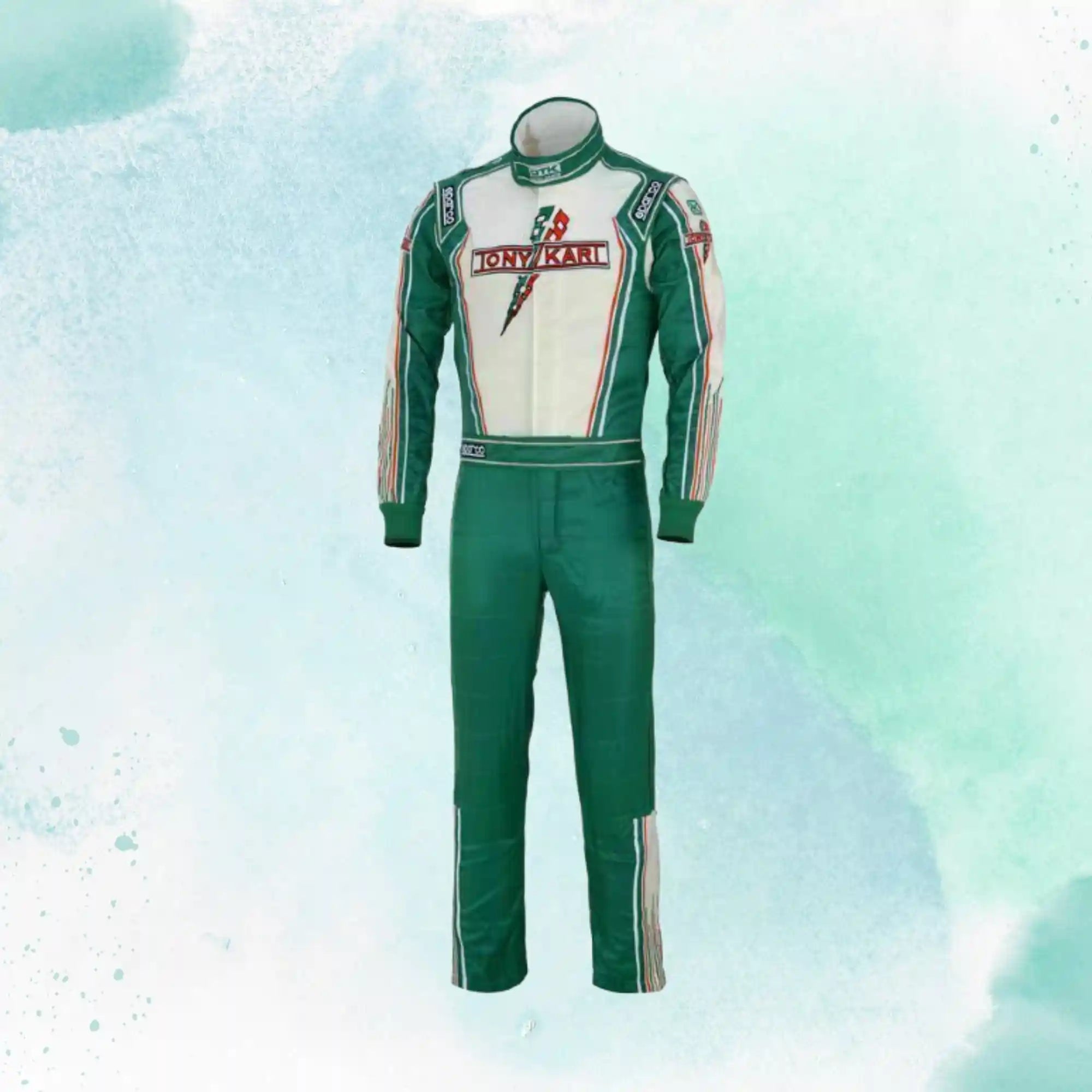 Tony Kart Overall Go Kart Driver Sublimation Printed Replica Racing Suit - view 1