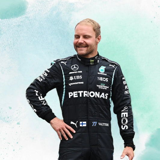 Valtteri Bottas 2021 Mercedes-AMG Petronas F1 Team Replica Racing Suit - view 2