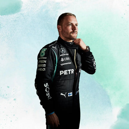 Valtteri Bottas 2021 Mercedes-AMG Petronas F1 Team Replica Racing Suit - view 4