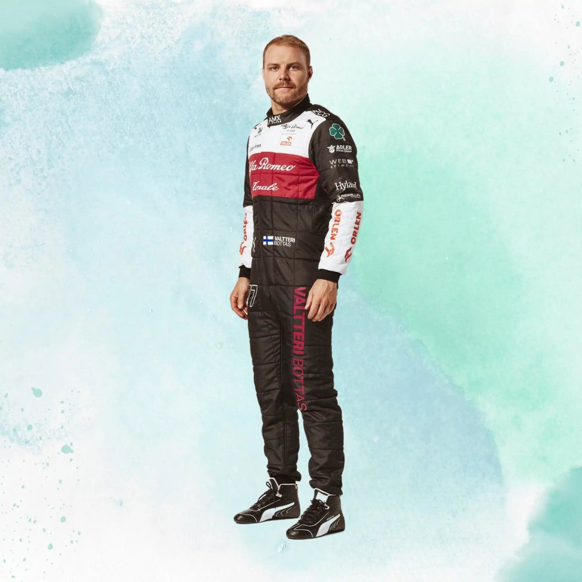 Valtteri Bottas 2022 F1 Team Alfa Romeo Replica Racing Suit - view 3