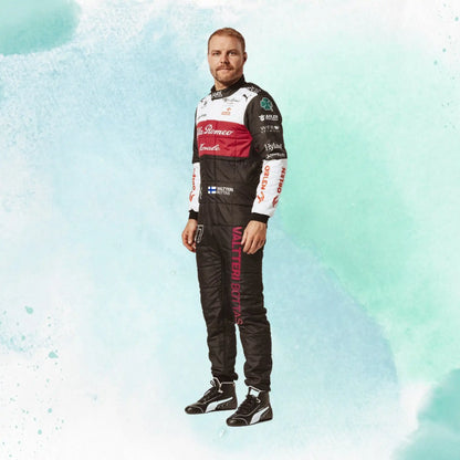 Valtteri Bottas 2022 F1 Team Alfa Romeo Replica Racing Suit - view 3