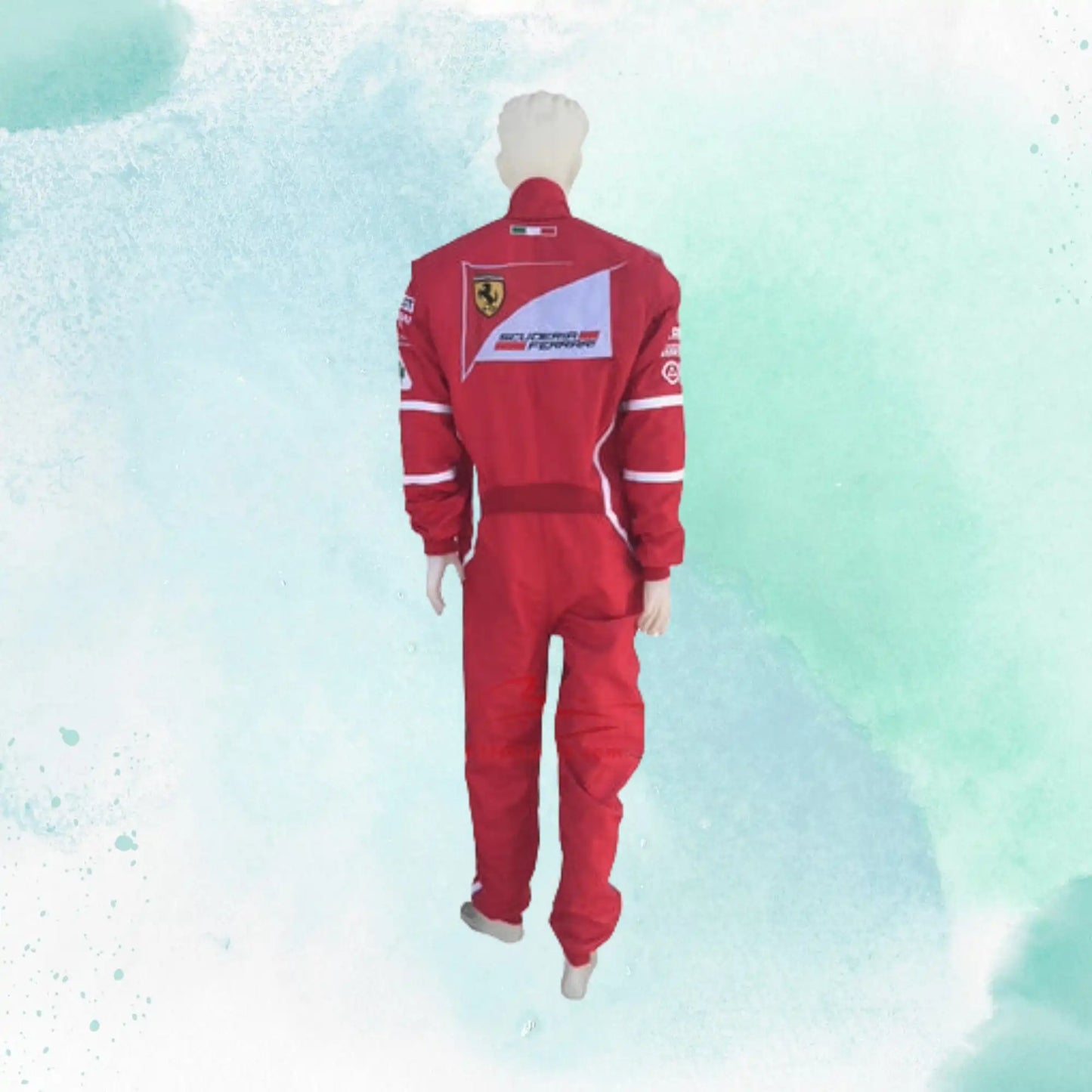 Vettel 2017 Embroidery Replica Race Suit Ferrari F1 - view 2