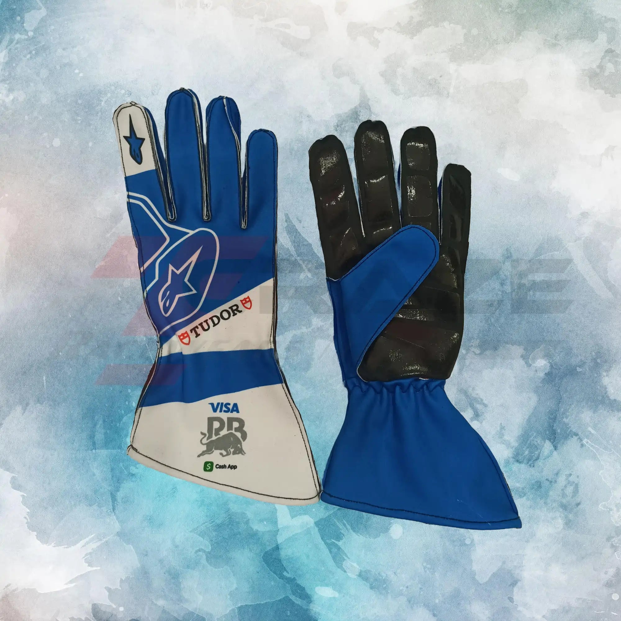 Visa RB F1 2024 Gloves / Visa Cash App RB Replica Race Gloves - view 2