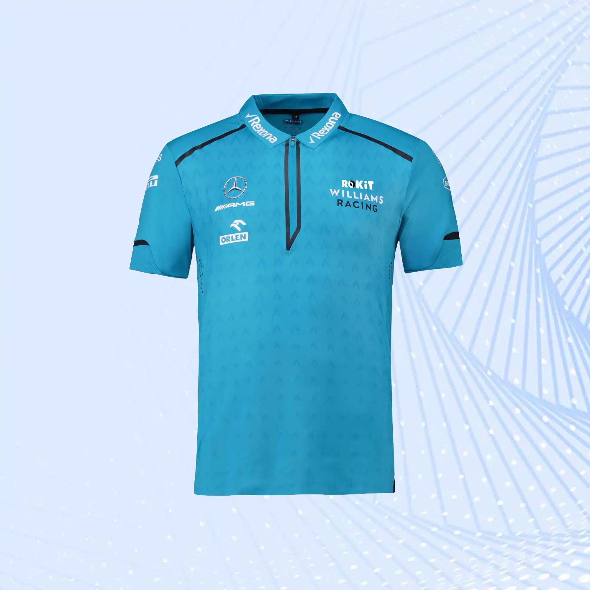 Williams Racing 2019 Team Performance Polo- Blue - view 3