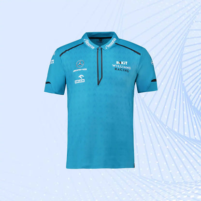 Williams Racing 2019 Team Performance Polo- Blue - view 3
