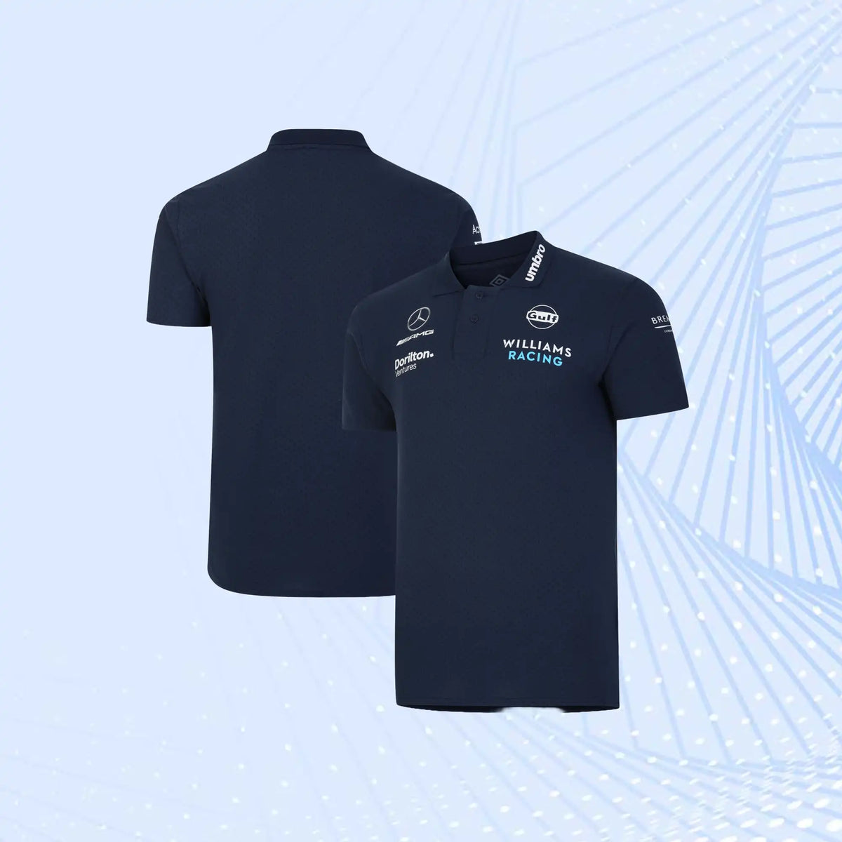 Williams Racing 2023 Team Media Polo- Blue - view 1