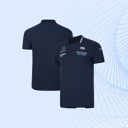 Williams Racing 2023 Team Media Polo- Blue - view 1