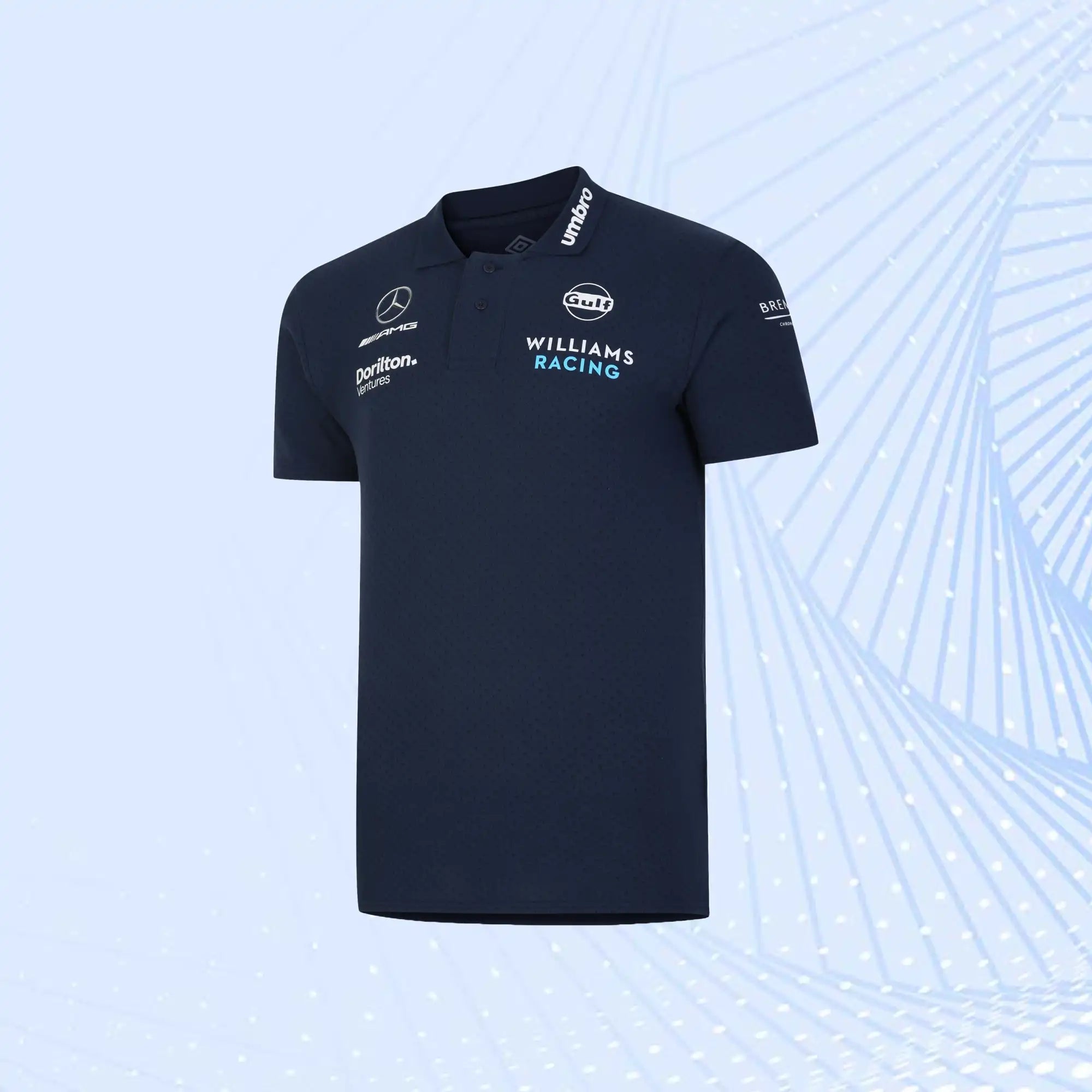 Williams Racing 2023 Team Media Polo- Blue - view 2
