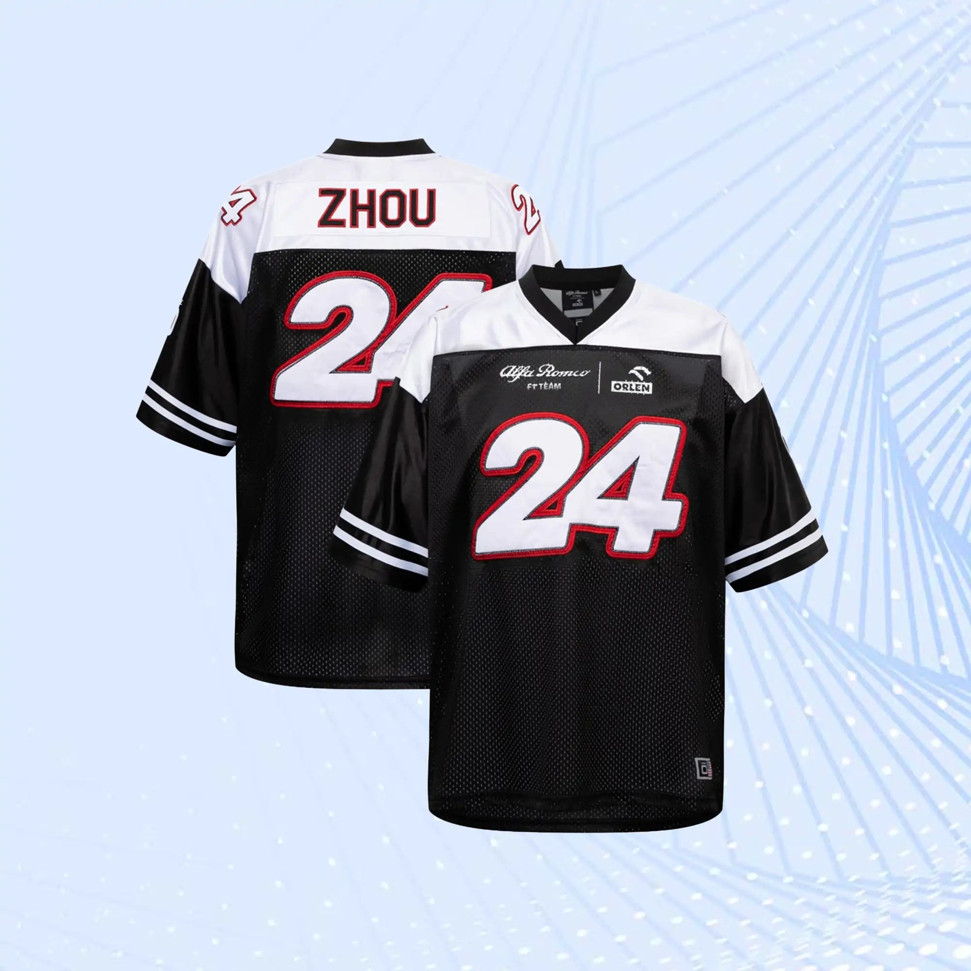 Zhou Guanyu Alfa Romeo F1 Team ORLEN Special Edition Austin Football Jersey - view 1